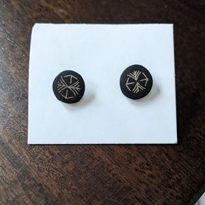 Boho stud earrings